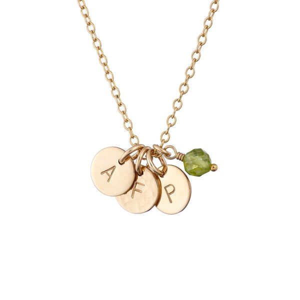 What does an initial necklace mean ? - Lulu + Belle Jewellery