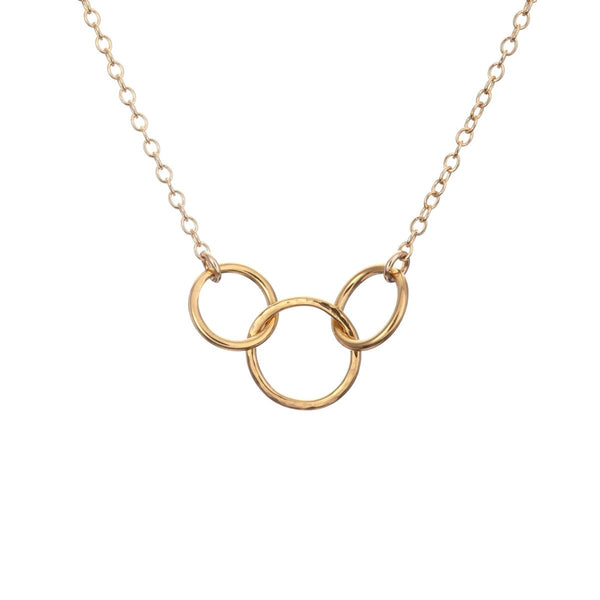 Interlocking rings hot sale necklace meaning