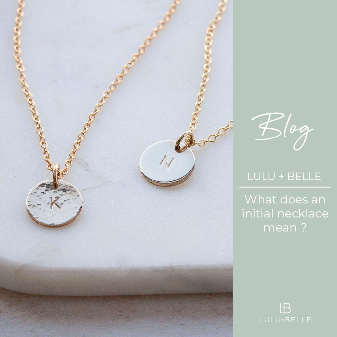 How To Wear An Initial Necklace