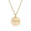 Mamó Necklace for Grandmother with Initials Gold or Silver - Lulu + Belle ® Jewellery