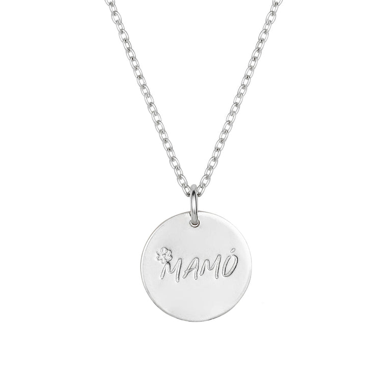 Mamó Necklace for Grandmother with Initials Gold or Silver - Lulu + Belle ® Jewellery