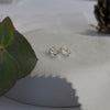 Silver Diamante Heart Studs - Lulu + Belle Jewellery