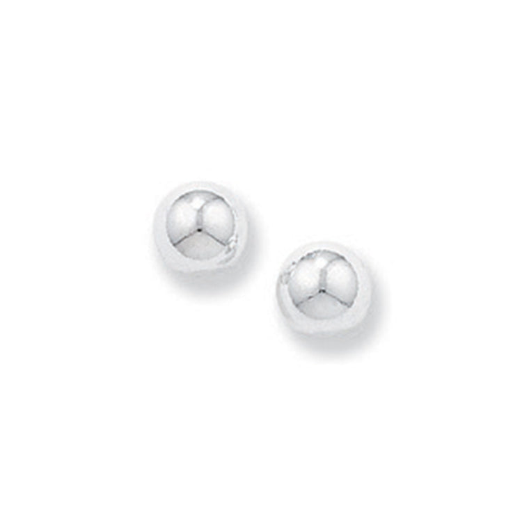 Silver Ball Studs