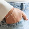 Sterling Silver Coffee Bean Bracelet - Lulu + Belle ® Jewellery