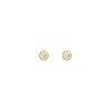 Tiny Gold Diamante Stud Earring - Lulu + Belle Jewellery