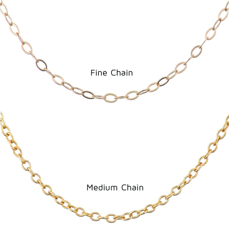 Add two medium gold chains - Lulu + Belle Jewellery