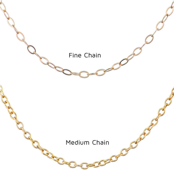 Add two medium gold chains - Lulu + Belle Jewellery