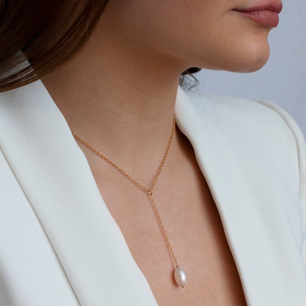 Belle hot sale lariat necklace